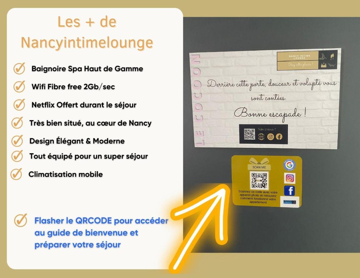 Suite Le Cocoon & Spa By Nancyintimelounge Bagian luar foto